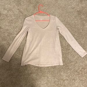 American eagle blush long sleeve shirt